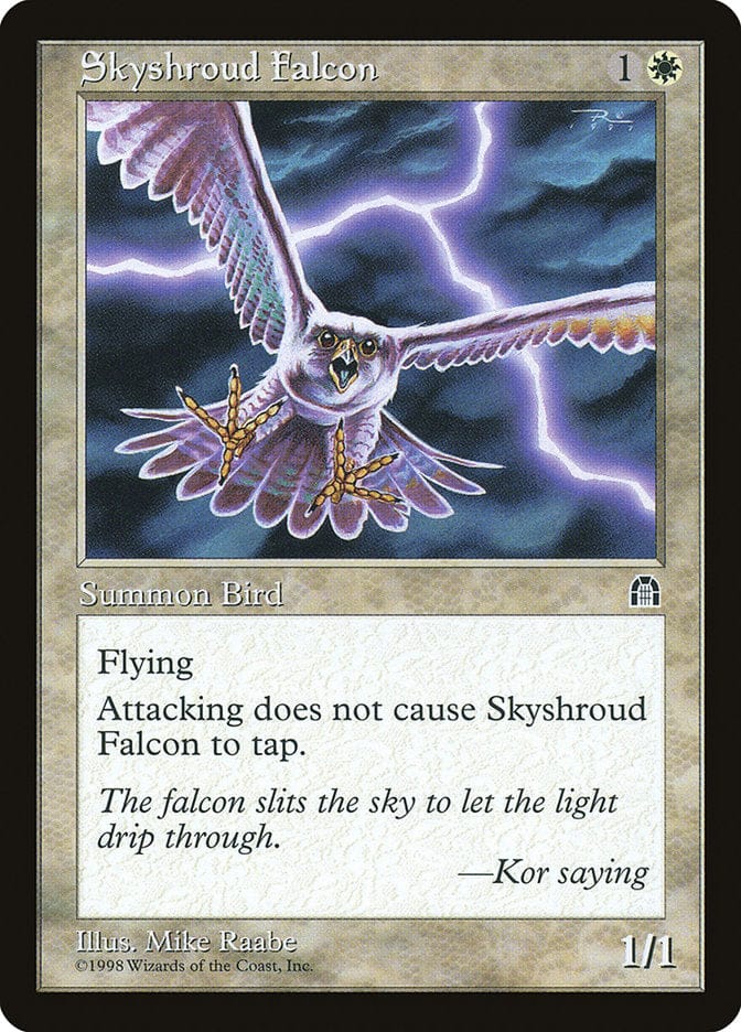 Skyshroud Falcon [Stronghold] Magic: The Gathering