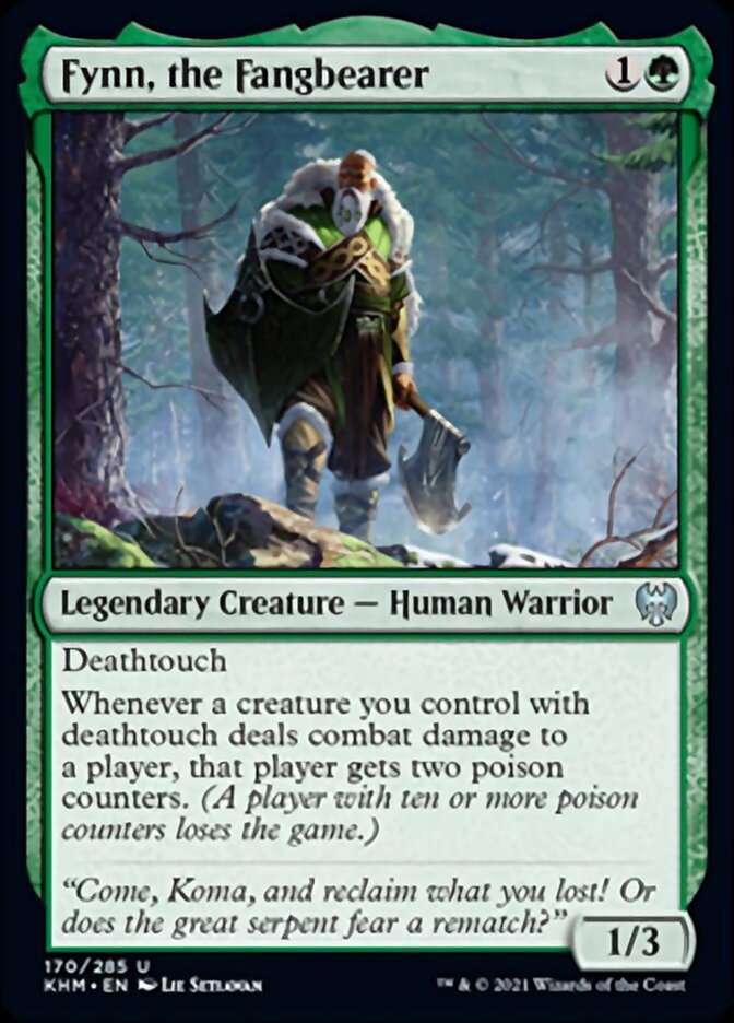 Fynn, the Fangbearer [Kaldheim] Magic: The Gathering