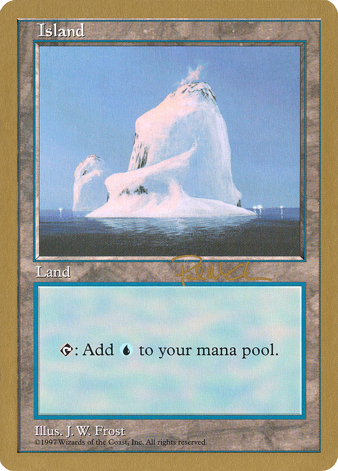 Island (pm437) (Paul McCabe) [World Championship Decks 1997] Magic: The Gathering
