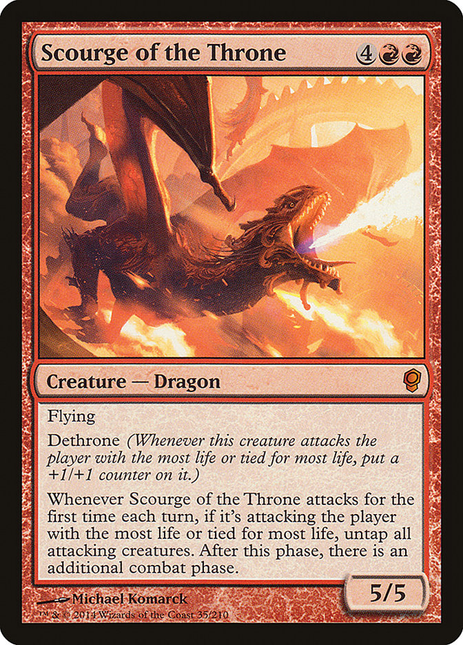 Scourge of the Throne [Conspiracy] Magic: The Gathering