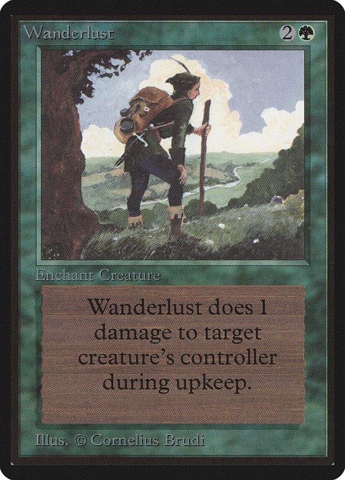 Wanderlust [Beta Edition] Magic: The Gathering