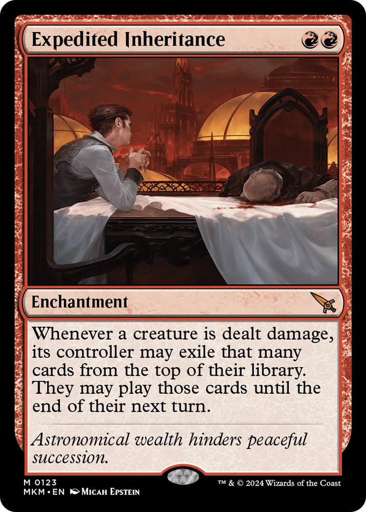 Expedited Inheritance [Murders at Karlov Manor] Magic: The Gathering