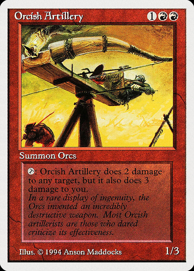 Orcish Artillery [Summer Magic / Edgar] Magic: The Gathering