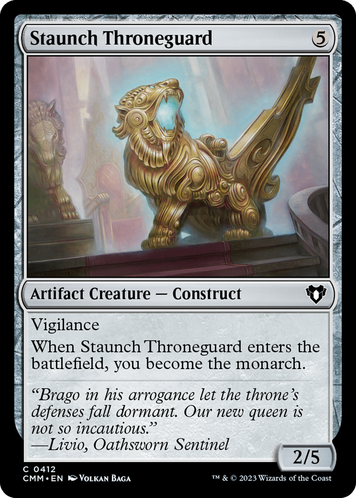 Staunch Throneguard [Commander Masters] Magic: The Gathering
