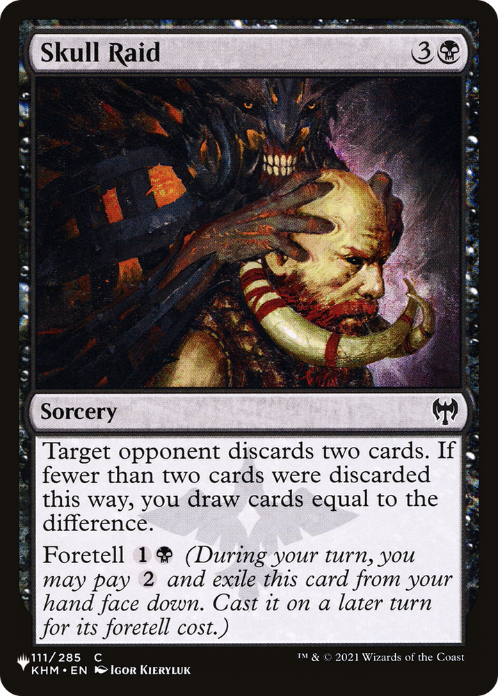Skull Raid [The List] Magic: The Gathering