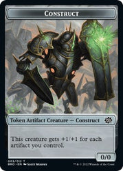 Servo // Construct (005) Double-Sided Token [The Brothers' War Commander Tokens] Magic: The Gathering