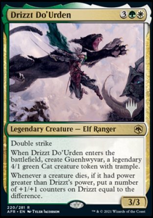 Drizzt Do'Urden (Promo Pack) [Dungeons & Dragons: Adventures in the Forgotten Realms Promos] Magic: The Gathering