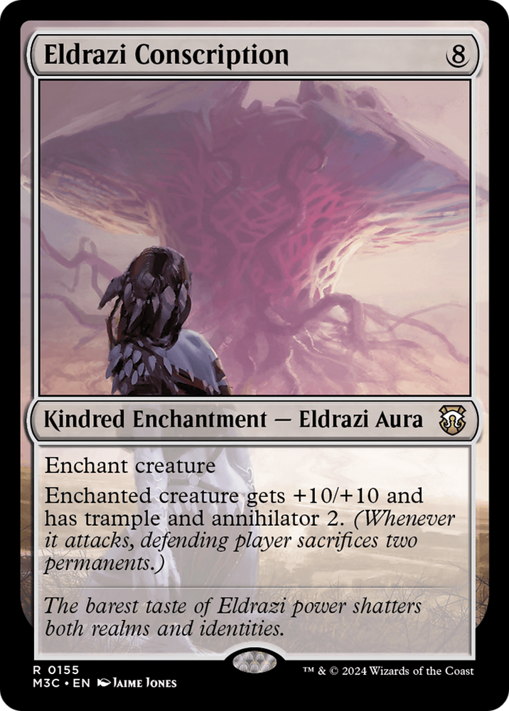 Eldrazi Conscription (Ripple Foil) [Modern Horizons 3 Commander] Magic: The Gathering