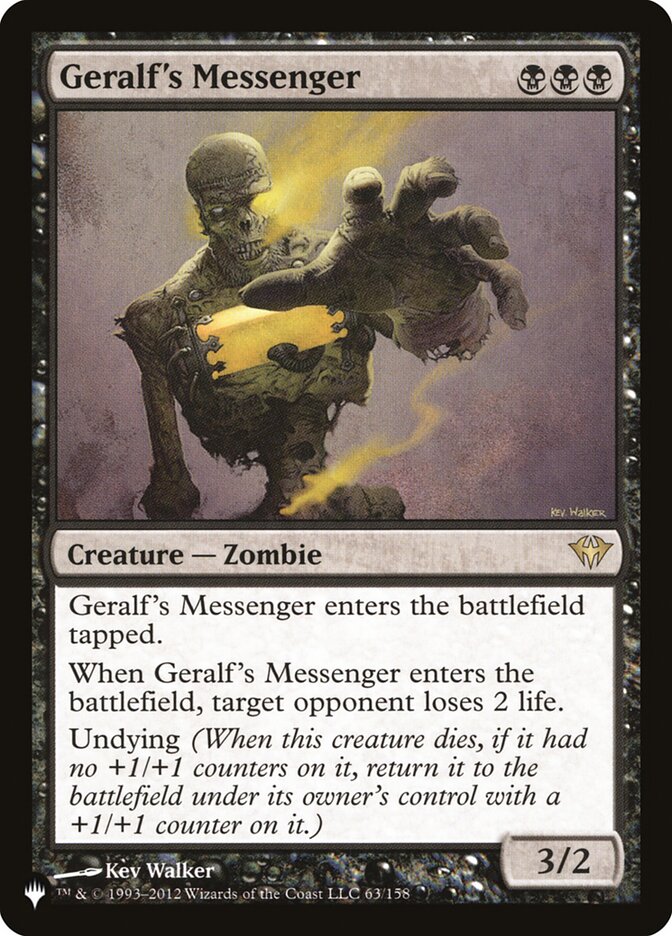 Geralf's Messenger [The List] Magic: The Gathering