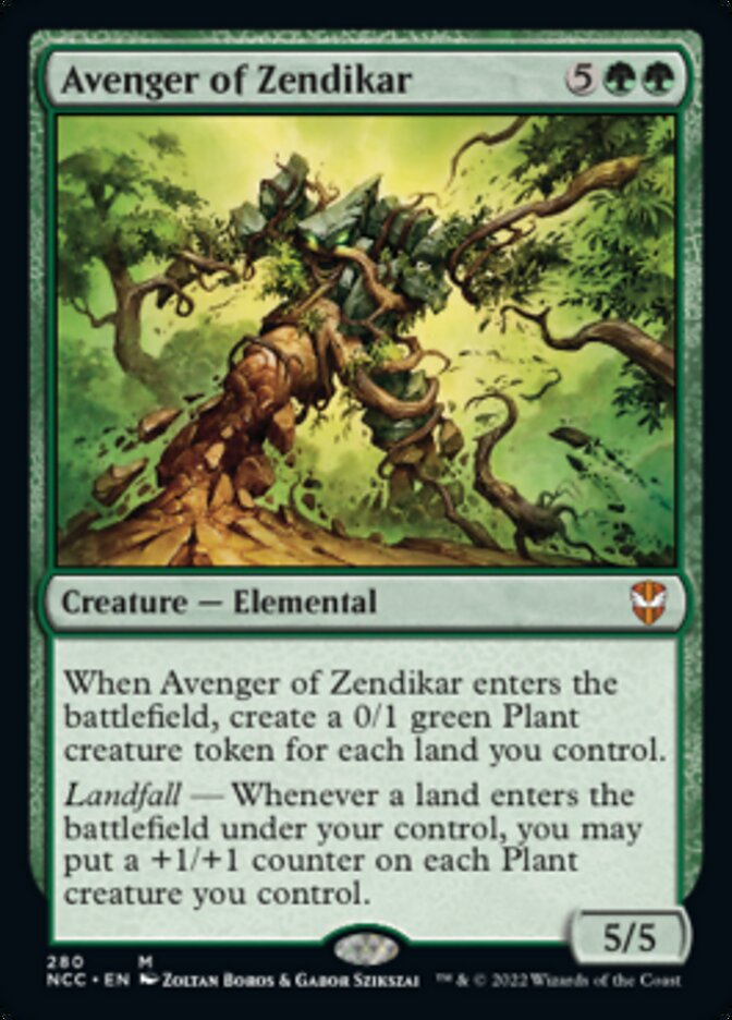 Avenger of Zendikar [Streets of New Capenna Commander] Magic: The Gathering