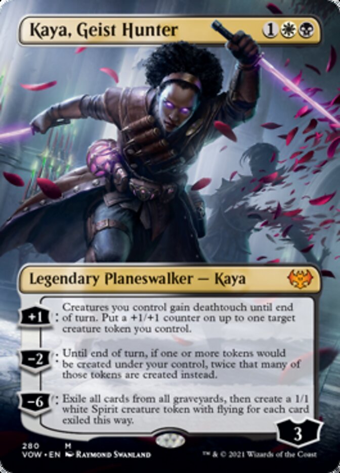 Kaya, Geist Hunter (Borderless) [Innistrad: Crimson Vow] Magic: The Gathering