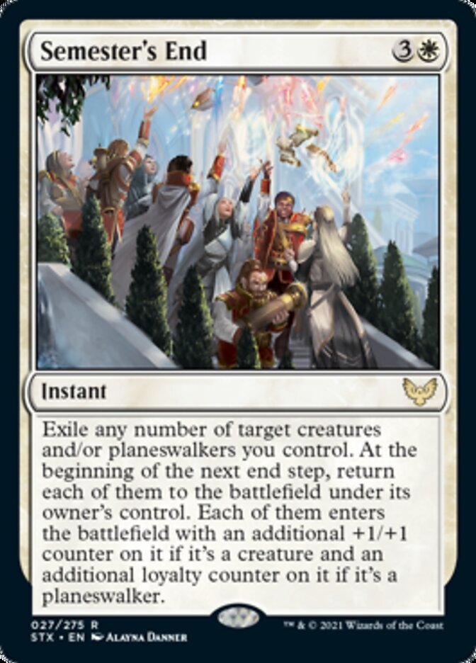Semester's End [Strixhaven: School of Mages] Magic: The Gathering