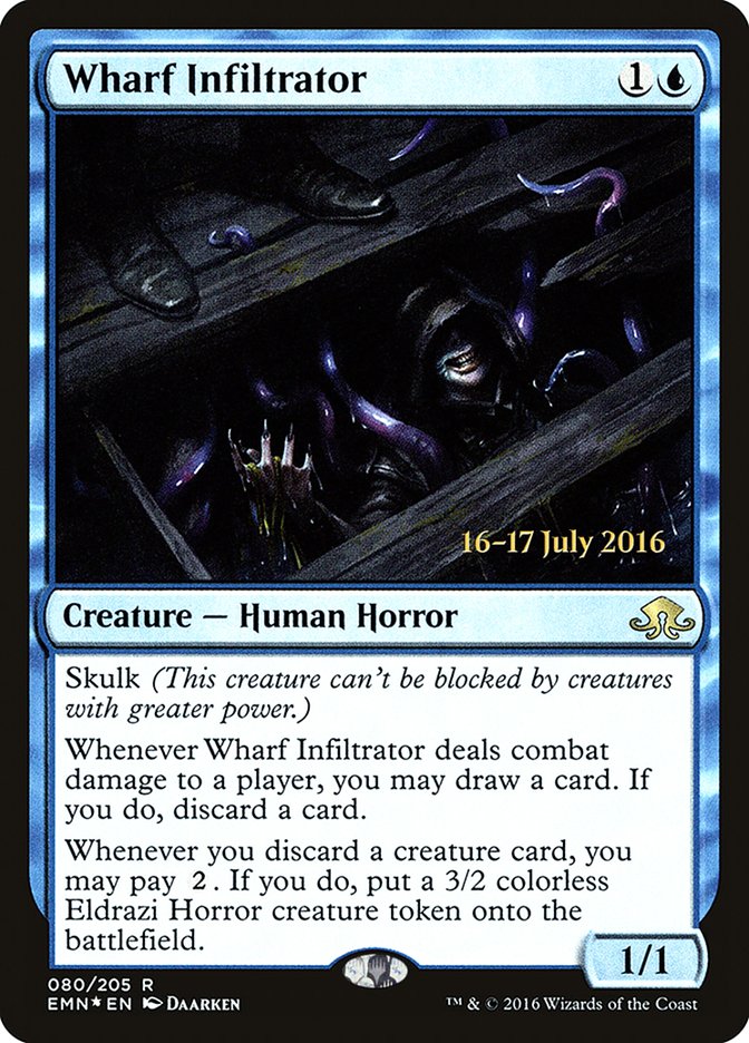 Wharf Infiltrator [Eldritch Moon Prerelease Promos] Magic: The Gathering