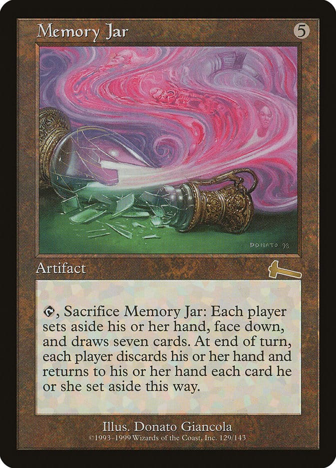 Memory Jar [Urza's Legacy] Magic: The Gathering