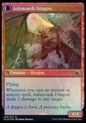 Smoldering Egg // Ashmouth Dragon [Innistrad: Midnight Hunt Prerelease Promos] Magic: The Gathering