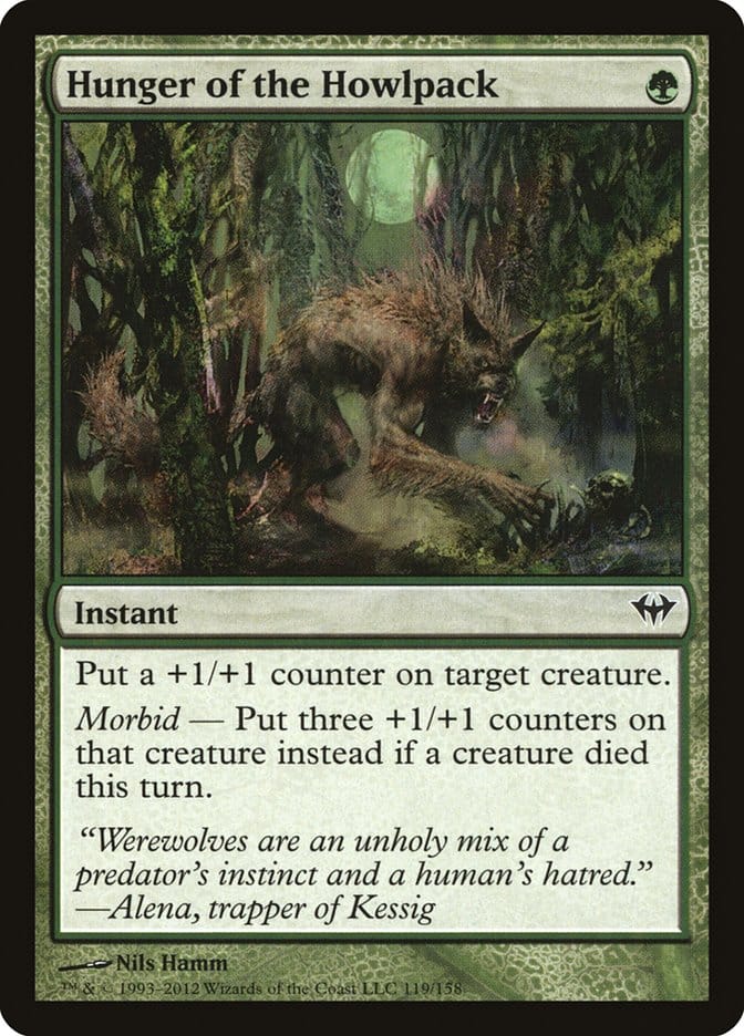 Hunger of the Howlpack [Dark Ascension] Magic: The Gathering