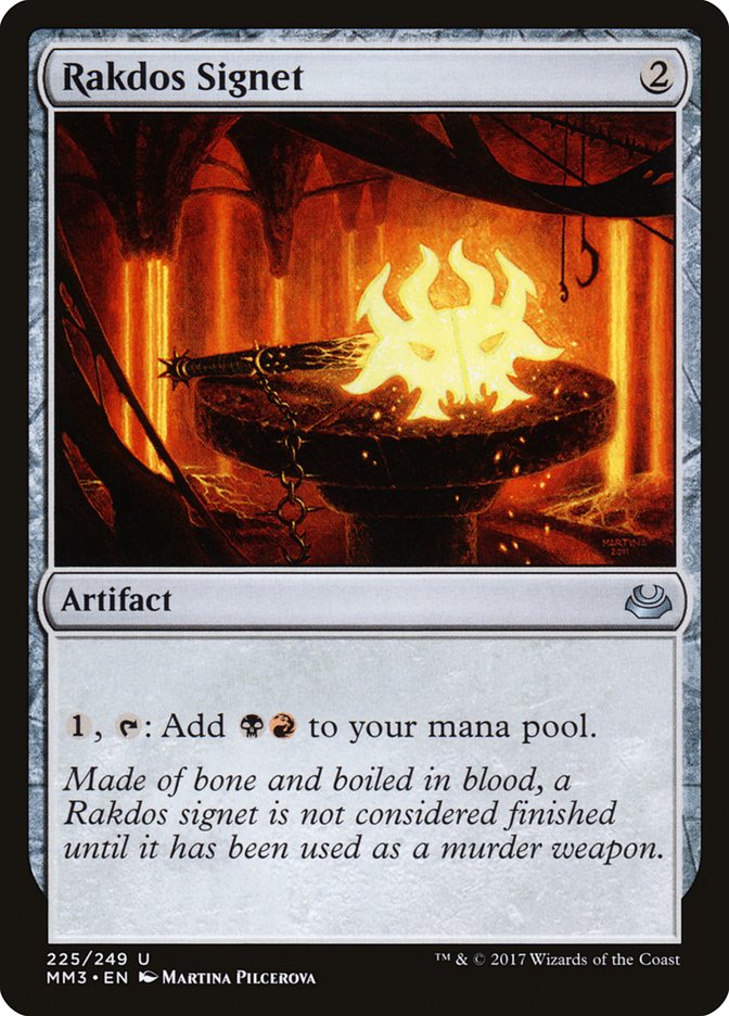 Rakdos Signet [Modern Masters 2017] Magic: The Gathering