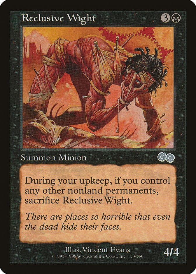 Reclusive Wight [Urza's Saga] Magic: The Gathering