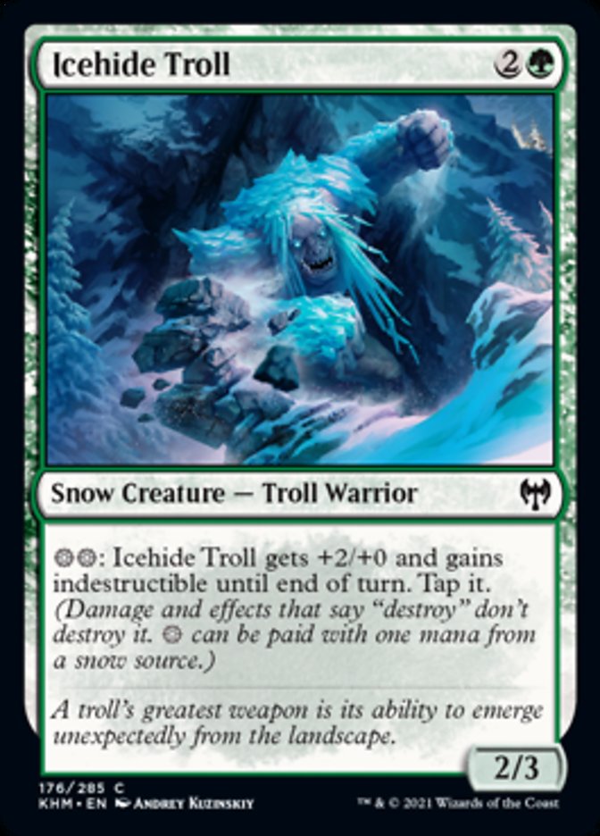Icehide Troll [Kaldheim] Magic: The Gathering