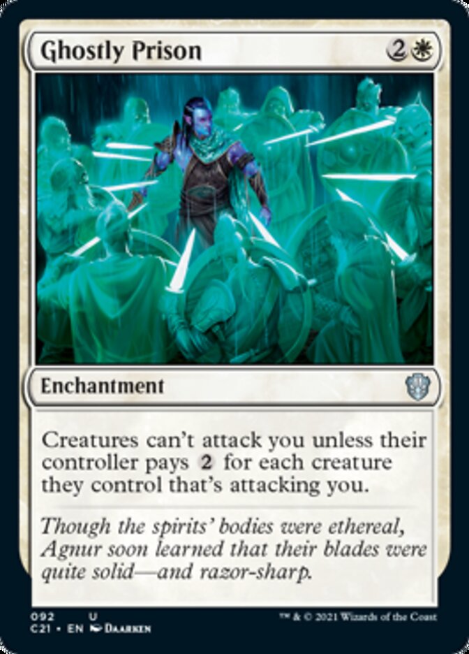 Ghostly Prison [Commander 2021] Magic: The Gathering