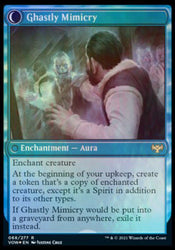 Mirrorhall Mimic // Ghastly Mimicry [Innistrad: Crimson Vow Prerelease Promos] Magic: The Gathering