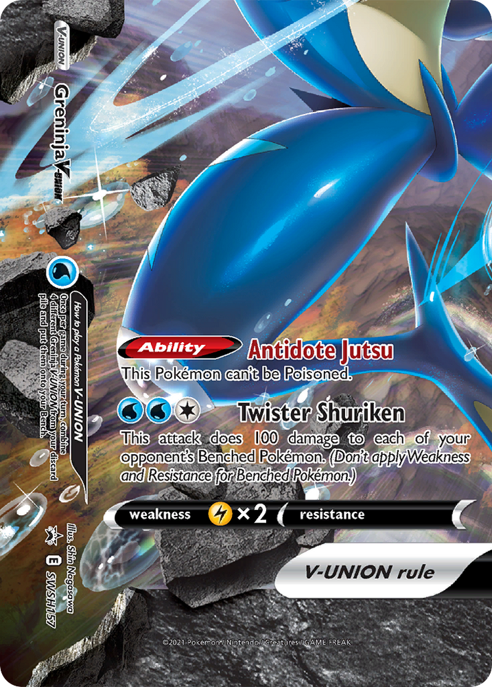 Greninja V-Union (SWSH157) [Sword & Shield: Black Star Promos] Pokémon