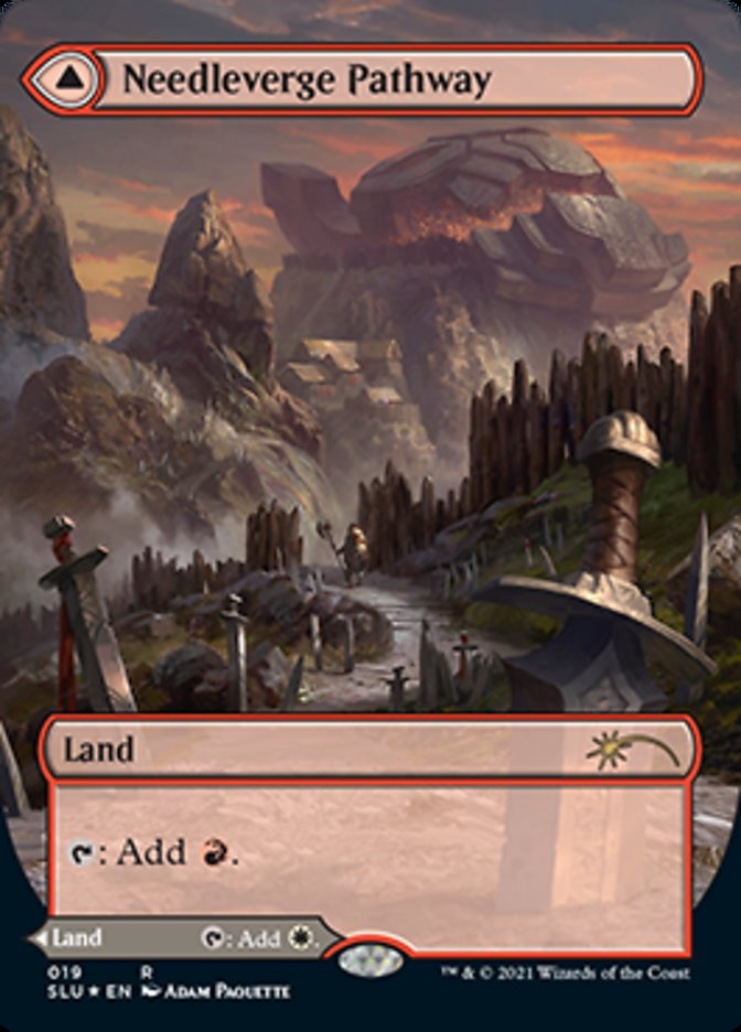 Needleverge Pathway // Pillarverge Pathway (Borderless) [Secret Lair: Ultimate Edition 2] Magic: The Gathering