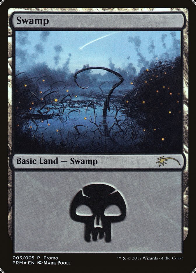 Swamp (3) [2017 Gift Pack] Magic: The Gathering
