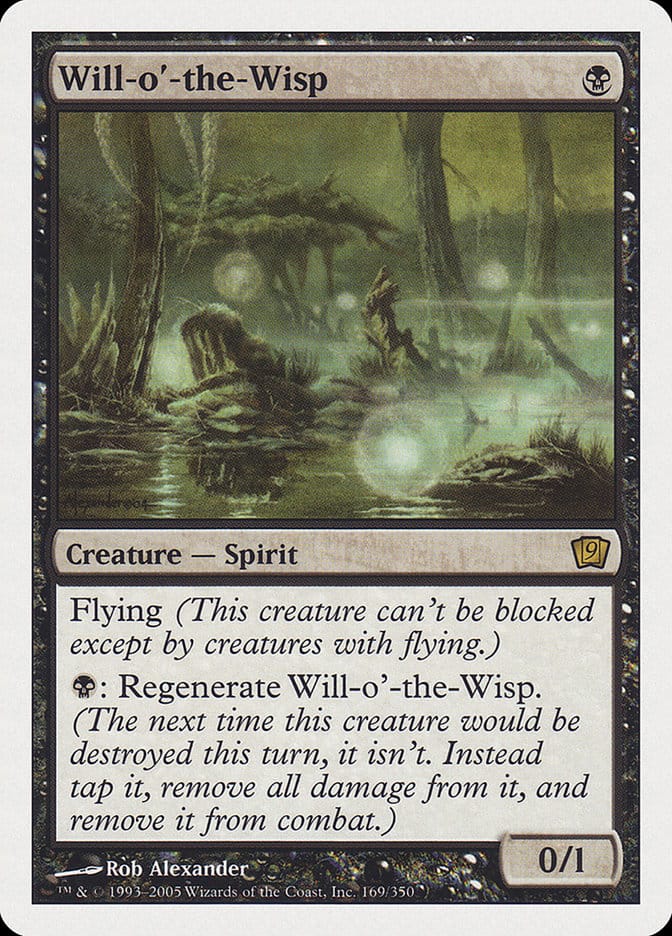 Will-o'-the-Wisp [Ninth Edition] Magic: The Gathering
