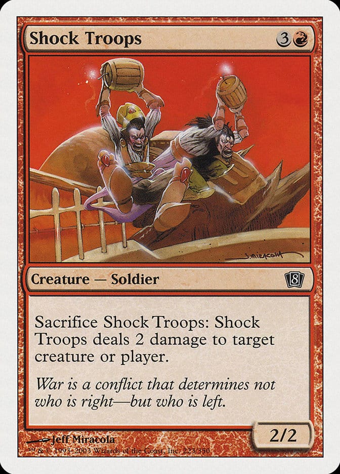 Shock Troops [Eighth Edition] Magic: The Gathering