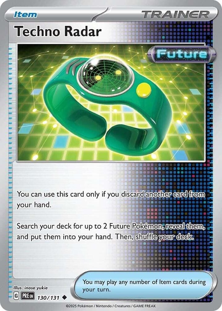 Techno Radar (130/131) [Scarlet & Violet: Prismatic Evolutions] - Pokemon Cards For Your TCG Needs!