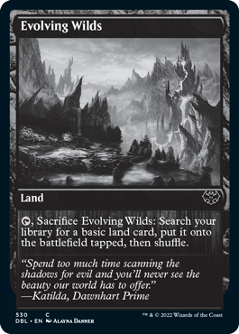 Evolving Wilds (530) [Innistrad: Double Feature] Magic: The Gathering