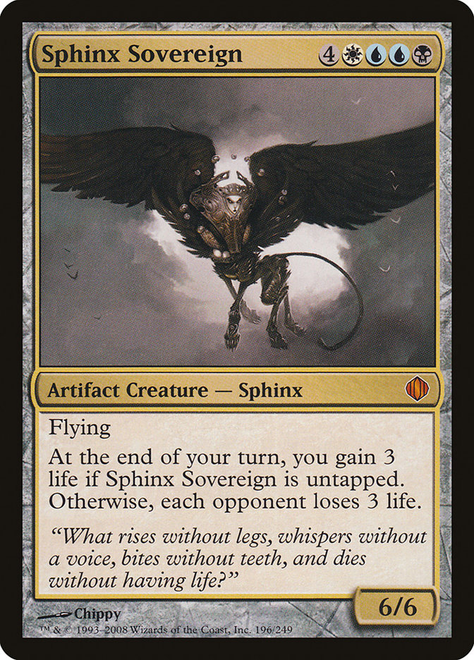 Sphinx Sovereign [Shards of Alara] Magic: The Gathering