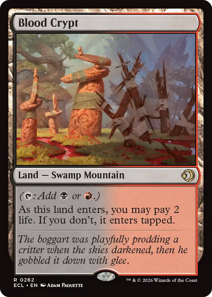 Blood Crypt [Lorwyn Eclipsed] Magic: The Gathering