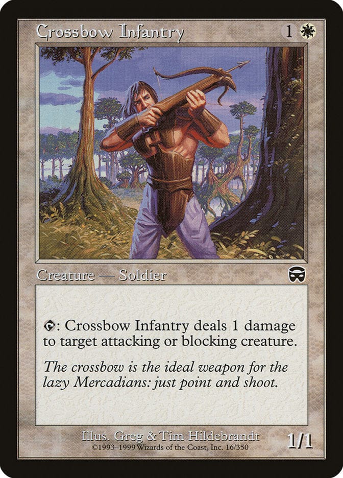 Crossbow Infantry [Mercadian Masques] Magic: The Gathering