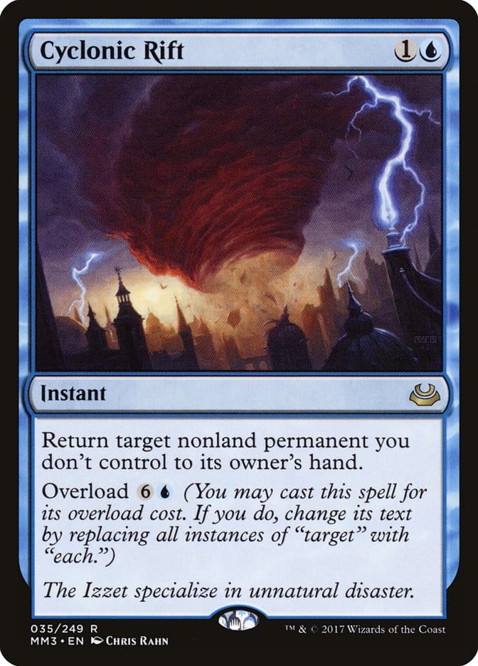 Cyclonic Rift [Modern Masters 2017] Magic: The Gathering