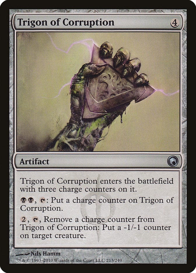 Trigon of Corruption [Scars of Mirrodin] Magic: The Gathering
