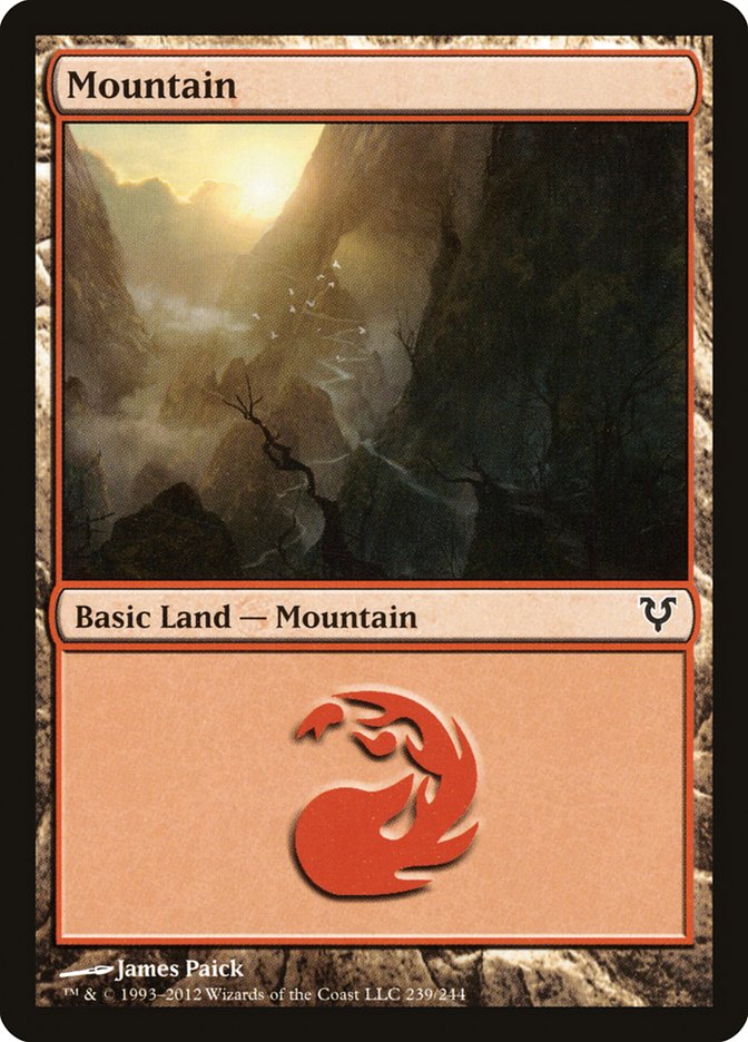 Mountain (239) [Avacyn Restored] Magic: The Gathering