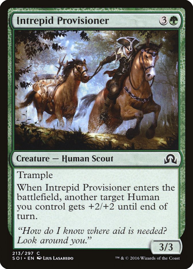 Intrepid Provisioner [Shadows over Innistrad] Magic: The Gathering