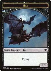 Bat // Vampire Double-Sided Token [Commander 2017 Tokens] Magic: The Gathering
