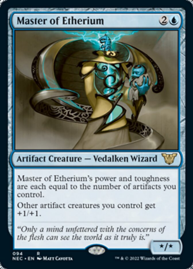 Master of Etherium [Kamigawa: Neon Dynasty Commander] Magic: The Gathering