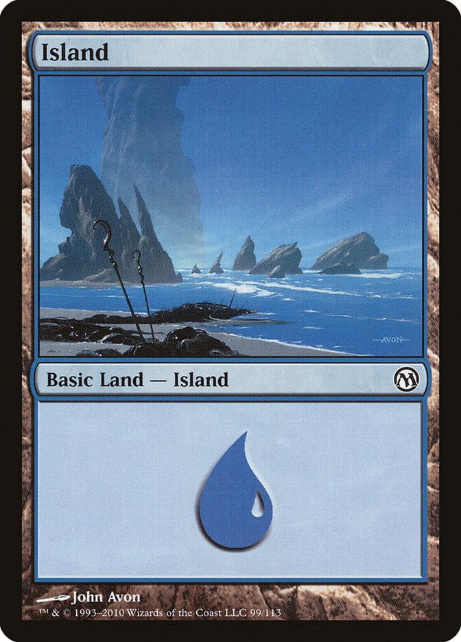 Island (99) [Duels of the Planeswalkers] Magic: The Gathering