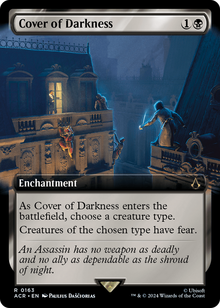 Cover of Darkness (Extended Art) [Assassin's Creed] Magic: The Gathering