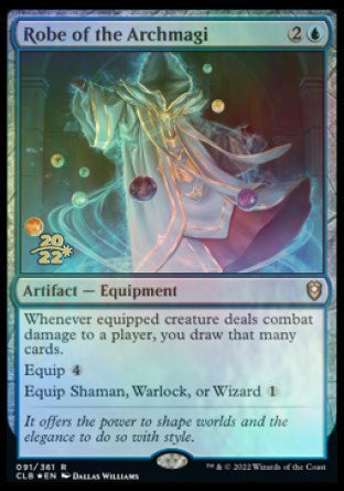 Robe of the Archmagi [Commander Legends: Battle for Baldur's Gate Prerelease Promos] Magic: The Gathering