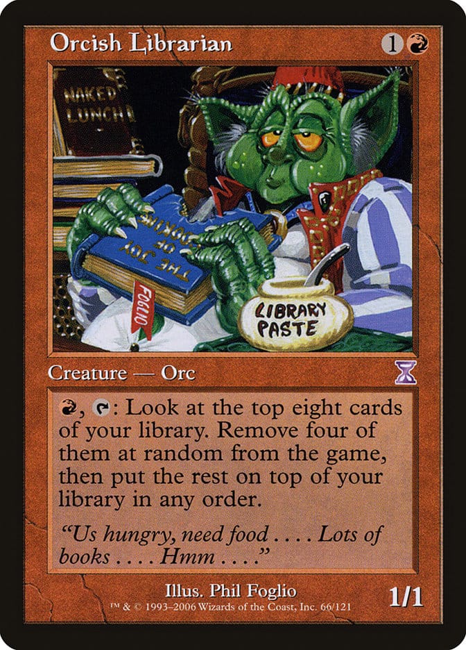 Orcish Librarian [Time Spiral Timeshifted] Magic: The Gathering