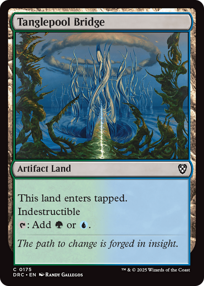 Tanglepool Bridge [Aetherdrift Commander] Magic: The Gathering