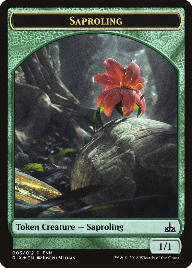 Illusion // Saproling Double-Sided Token [Friday Night Magic 2018] Magic: The Gathering