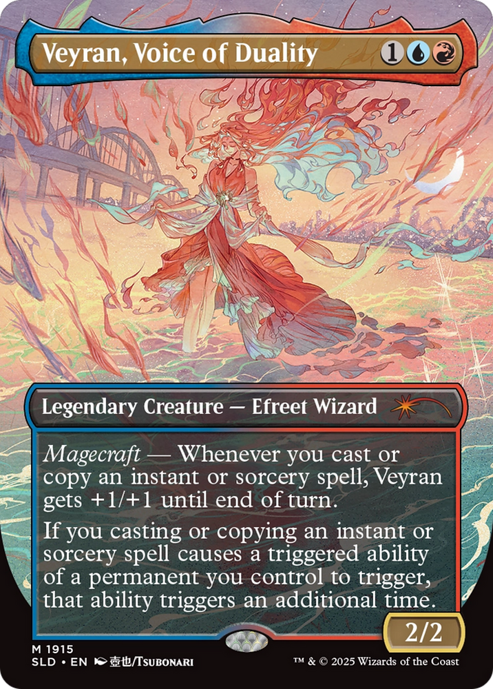 Veyran, Voice of Duality (Rainbow Foil) [Secret Lair Drop Series] Magic: The Gathering