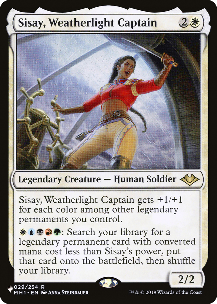 Sisay, Weatherlight Captain [Secret Lair: From Cute to Brute] Magic: The Gathering