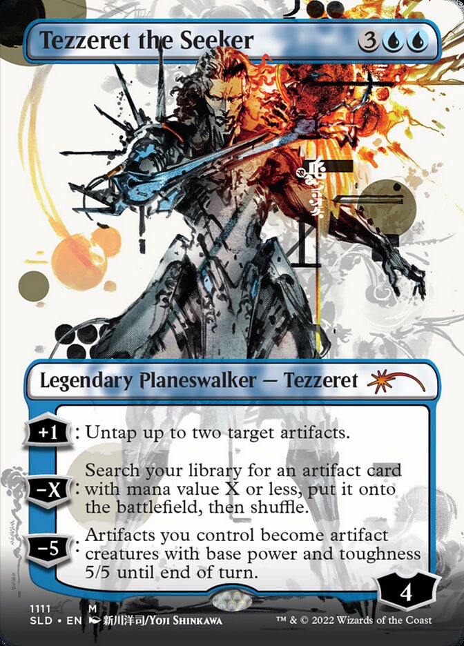 Tezzeret the Seeker (Borderless) [Secret Lair Drop Series] Magic: The Gathering